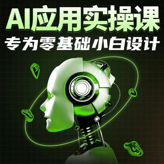 AI应用实操课，专为零基础小白设计网赚库-项目库-轻创网-中创网-福缘网-冒泡网-资源之家-魔方项目库网赚库