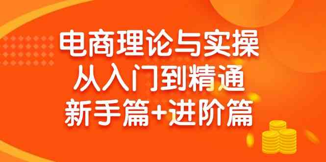 （9576期）电商理论与实操从入门到精通 新手篇+进阶篇网赚库-项目库-轻创网-中创网-福缘网-冒泡网-资源之家-魔方项目库网赚库