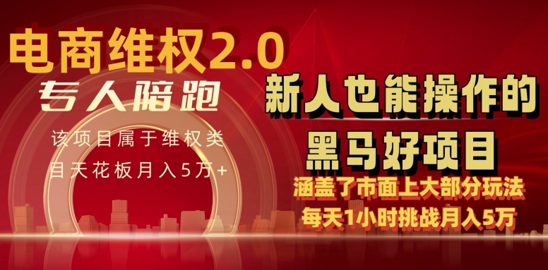 电商维权 4.0 如何做到月入 5 万+每天 1 小时新人也能快速上手【仅揭秘】网赚库-项目库-轻创网-中创网-福缘网-冒泡网-资源之家-魔方项目库网赚库