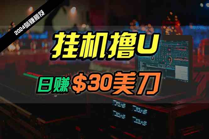 （10013期）日赚30美刀，2024最新海外挂机撸U内部项目，全程无人值守，可批量放大网赚库-项目库-轻创网-中创网-福缘网-冒泡网-资源之家-魔方项目库网赚库