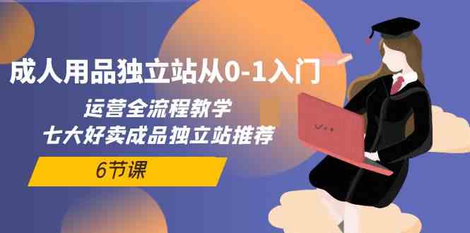 （10082期）成人用品独立站从0-1入门，运营全流程教学，七大好卖成品独立站推荐-6节课网赚库-项目库-轻创网-中创网-福缘网-冒泡网-资源之家-魔方项目库网赚库