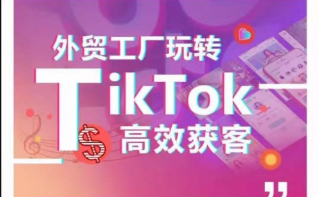 外贸工厂玩转TikTok高效获客，多种引流方式与账号定位技巧，拆解爆款短视频打造成功案例网赚库-项目库-轻创网-中创网-福缘网-冒泡网-资源之家-魔方项目库网赚库