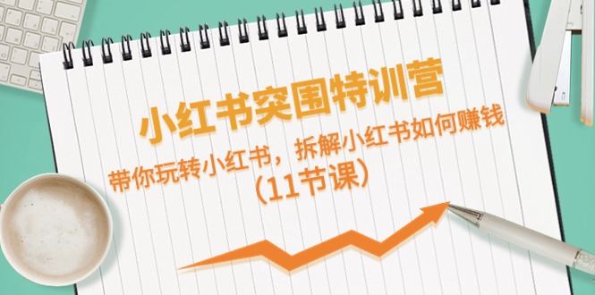 小红书突围特训营，拆解小红书如何赚钱，带你玩转小红书（11节课）网赚库-项目库-轻创网-中创网-福缘网-冒泡网-资源之家-魔方项目库网赚库