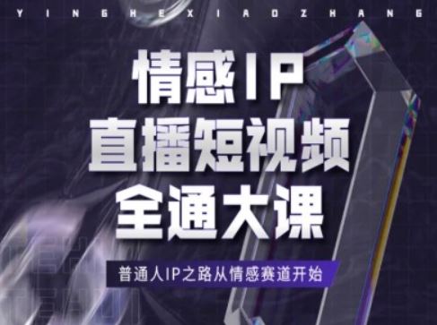 情感IP直播短视频全通大课，普通人IP之路从情感赛道开始网赚库-项目库-轻创网-中创网-福缘网-冒泡网-资源之家-魔方项目库网赚库