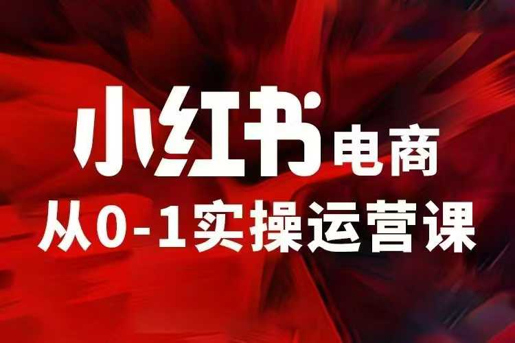 小红书电商运营，97节小红书vip内部课，带你实现小红书赚钱网赚库-项目库-轻创网-中创网-福缘网-冒泡网-资源之家-魔方项目库网赚库