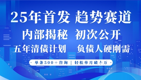 2025年首次公开，真正的事业型赛道，客咨不断，单月轻松破W网赚库-项目库-轻创网-中创网-福缘网-冒泡网-资源之家-魔方项目库网赚库
